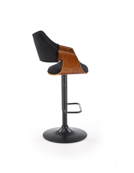 H124 hoker czarny / orzechowy