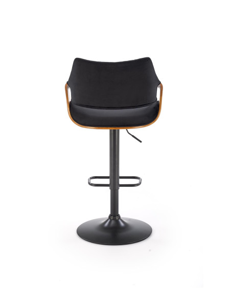 H124 hoker czarny / orzechowy