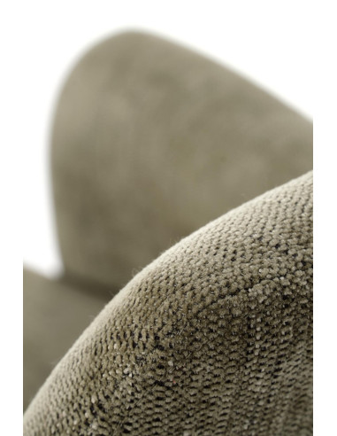 K542 Krzesło Oliwkowe Obracane 180°, Tkanina, Nogi Czarne | Stylowy Design