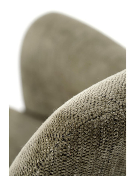 K542 Krzesło Oliwkowe Obracane 180°, Tkanina, Nogi Czarne | Stylowy Design