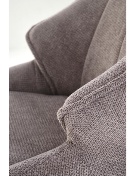 H122 hoker nogi - czarny, siedzisko - popielaty