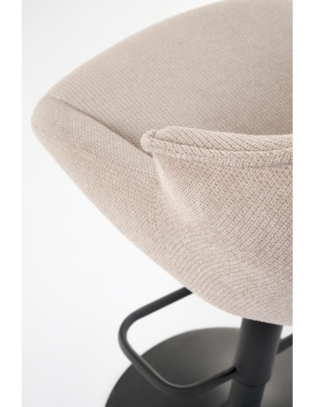 H122 Hoker Reulowany Beżowo-Czarny | Świeżość i Nowoczesność