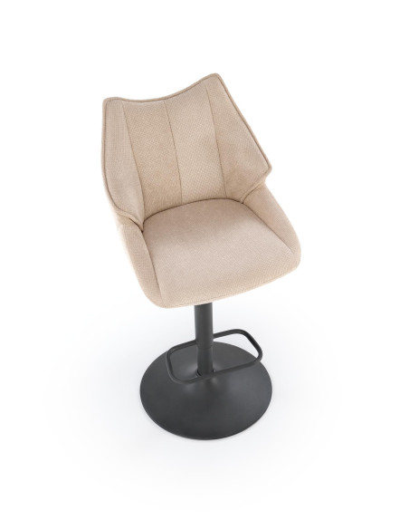 H122 Hoker Reulowany Beżowo-Czarny | Świeżość i Nowoczesność