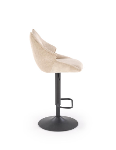 H122 Hoker Reulowany Beżowo-Czarny | Świeżość i Nowoczesność