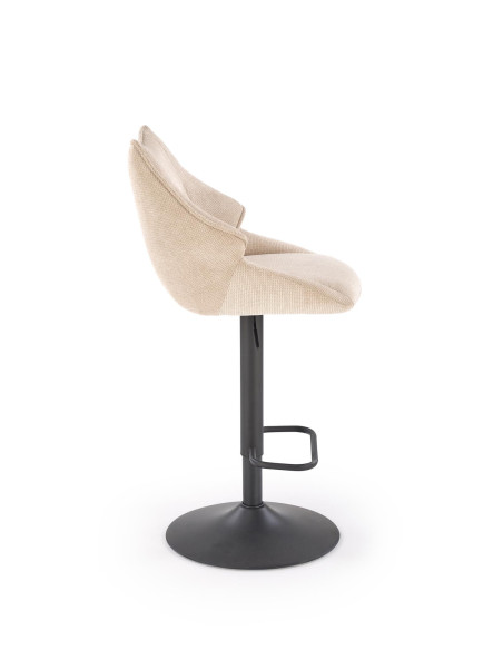 H122 Hoker Reulowany Beżowo-Czarny | Świeżość i Nowoczesność