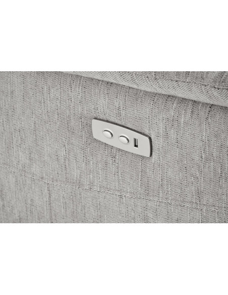 JAMAL fotel wypoczynkowy popielaty