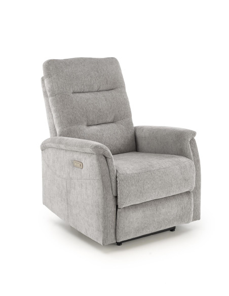 JAMAL fotel wypoczynkowy popielaty