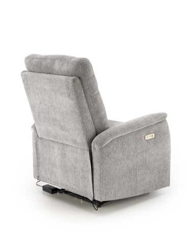 JAMAL fotel wypoczynkowy popielaty