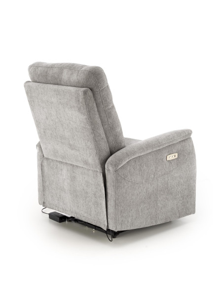 JAMAL fotel wypoczynkowy popielaty