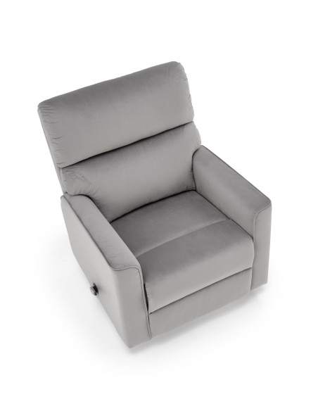 KARIM fotel wypoczynkowy popielaty