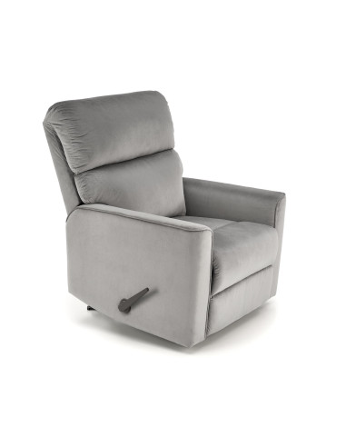 KARIM fotel wypoczynkowy popielaty