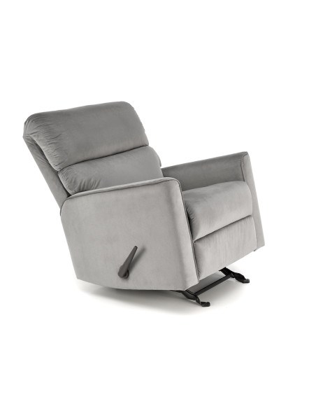 KARIM fotel wypoczynkowy popielaty