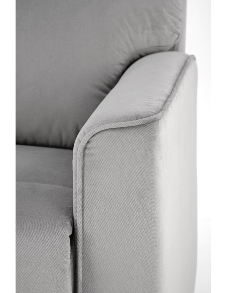 KARIM fotel wypoczynkowy popielaty