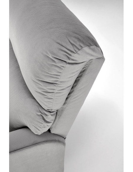 KARIM fotel wypoczynkowy popielaty