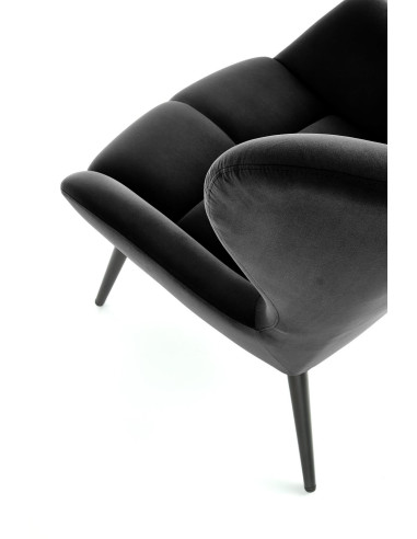 TYRION fotel wypoczynkowy czarny