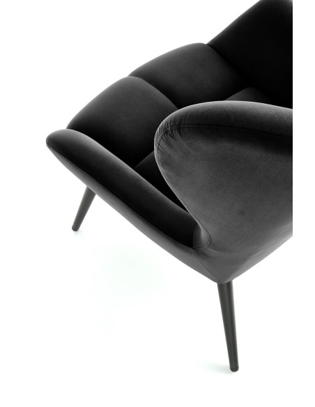 TYRION fotel wypoczynkowy czarny