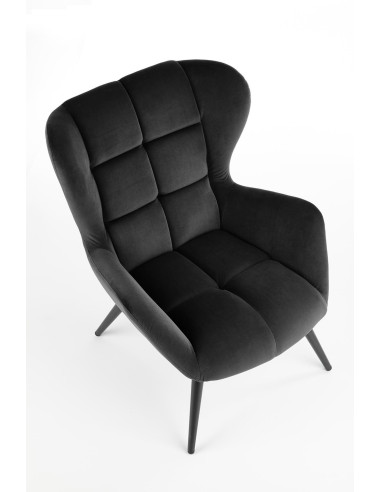 TYRION fotel wypoczynkowy czarny