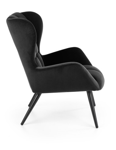 TYRION fotel wypoczynkowy czarny