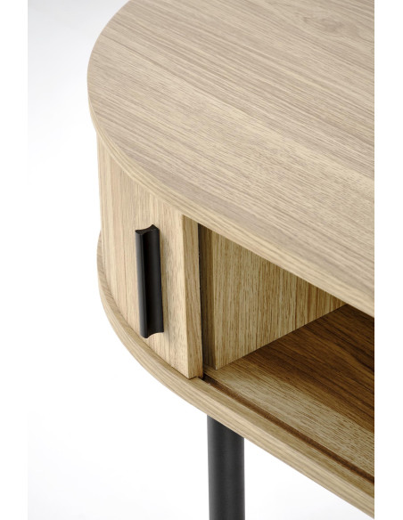 B51 biurko naturalny / czarny