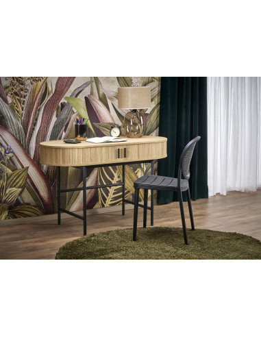 B51 biurko naturalny / czarny