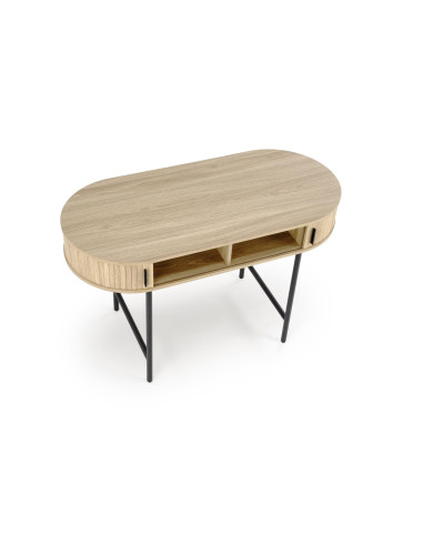 B51 biurko naturalny / czarny