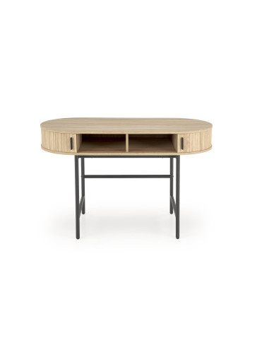 B51 biurko naturalny / czarny