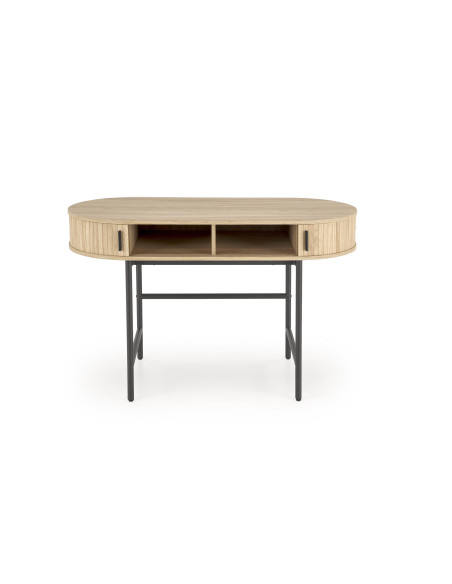 B51 biurko naturalny / czarny