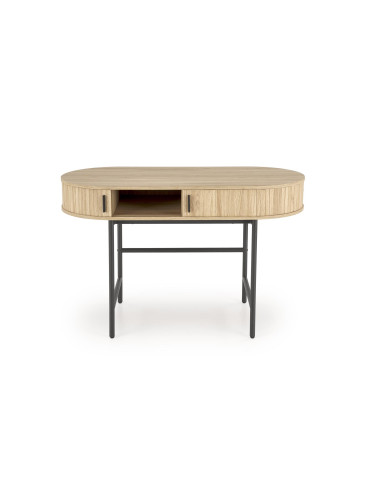 B51 biurko naturalny / czarny