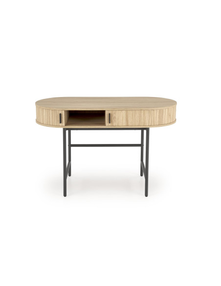 B51 biurko naturalny / czarny