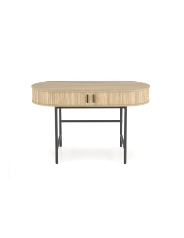 B51 biurko naturalny / czarny