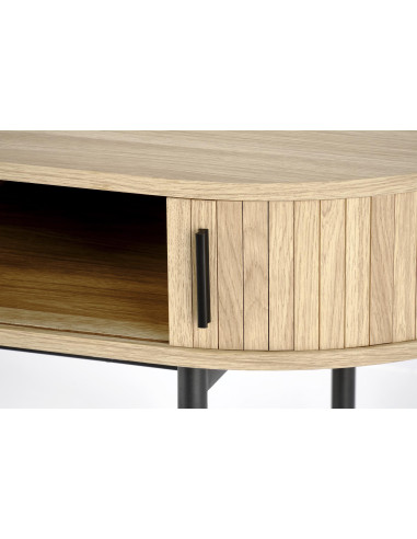 B51 biurko naturalny / czarny