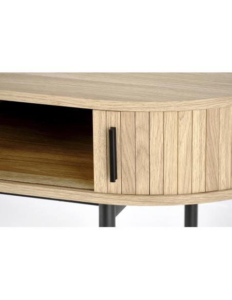 B51 biurko naturalny / czarny