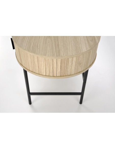 B51 biurko naturalny / czarny