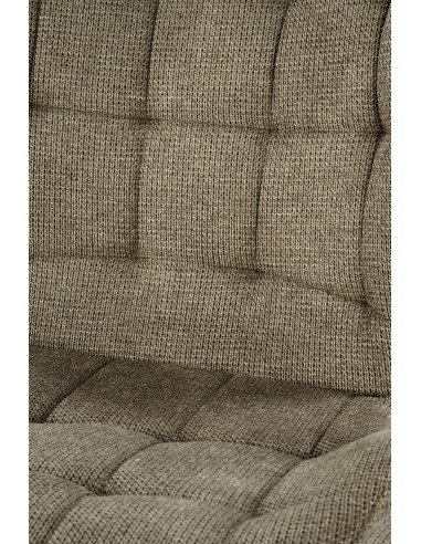 K548 Krzesło Oliwkowe Pikowane | Nogi Czarne - Wygodne i Stylowe