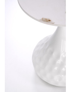 VERDE  ława biały marmur / biały 2