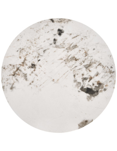 VERDE  ława biały marmur / biały