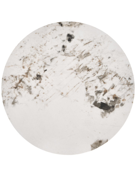 VERDE  ława biały marmur / biały