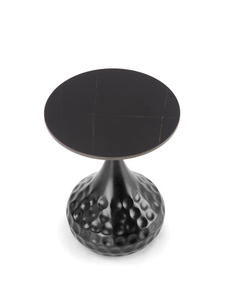 VERDE  ława czarny marmur / czarny