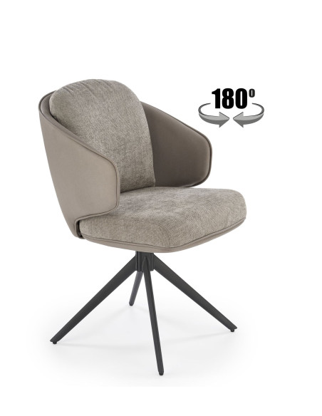 K554 krzesło popielaty / j.popielaty