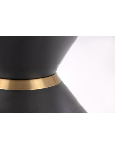 GORETTI ława biały marmur / czarny 2