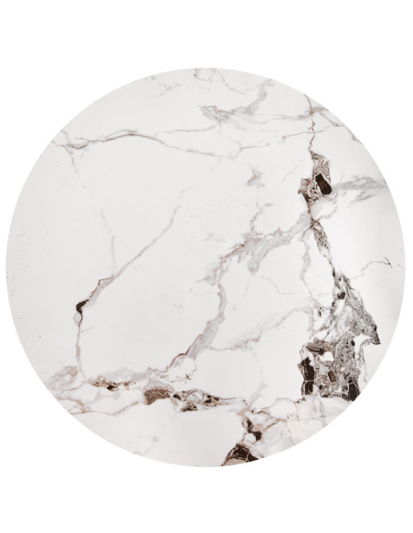 GORETTI ława biały marmur / czarny