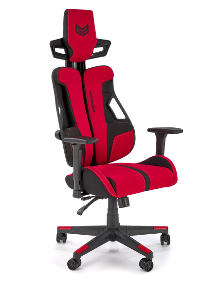 NITRO 2 Fotel Gabinetowy Czerwono-Czarny | Regulowane Podłokietniki