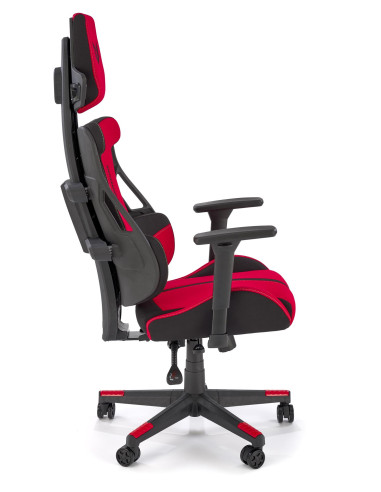 NITRO 2 Fotel Gabinetowy Czerwono-Czarny | Regulowane Podłokietniki