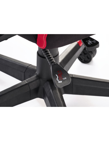 NITRO 2 Fotel Gabinetowy Czerwono-Czarny | Regulowane Podłokietniki