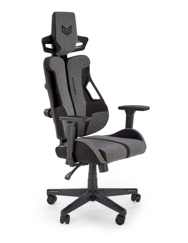 NITRO 2 Fotel Gabinetowy Popielato-Czarny | Regulowane Podłokietniki