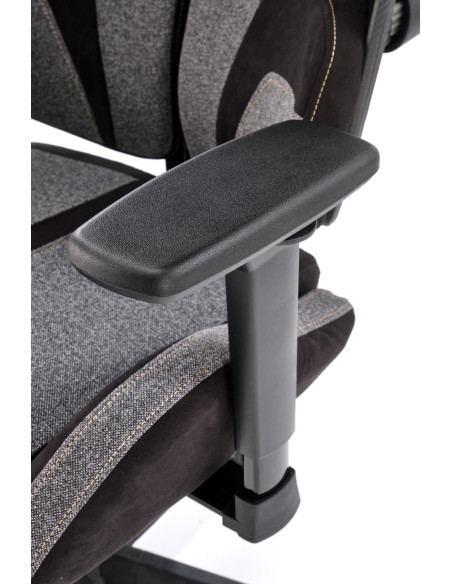 NITRO 2 Fotel Gabinetowy Popielato-Czarny | Regulowane Podłokietniki