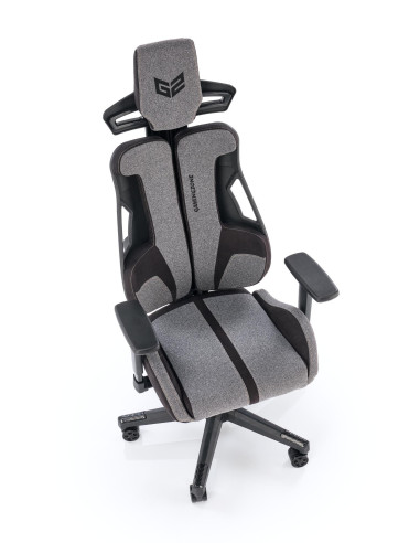 NITRO 2 Fotel Gabinetowy Popielato-Czarny | Regulowane Podłokietniki