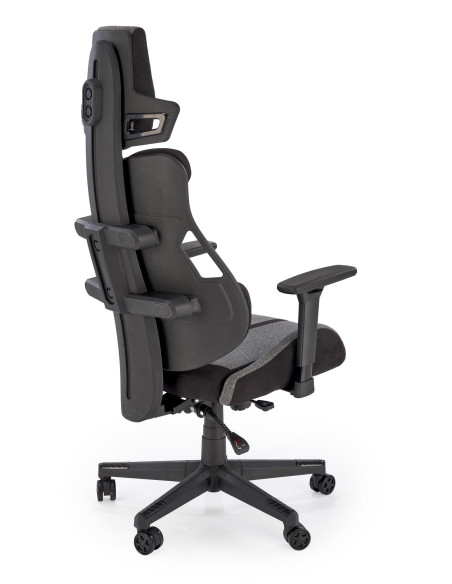 NITRO 2 Fotel Gabinetowy Popielato-Czarny | Regulowane Podłokietniki