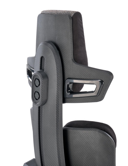 NITRO 2 Fotel Gabinetowy Popielato-Czarny | Regulowane Podłokietniki