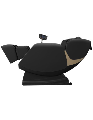 SOLARIA  fotel wypoczynkowy z funkcją masażu i podgrzewania, czarny